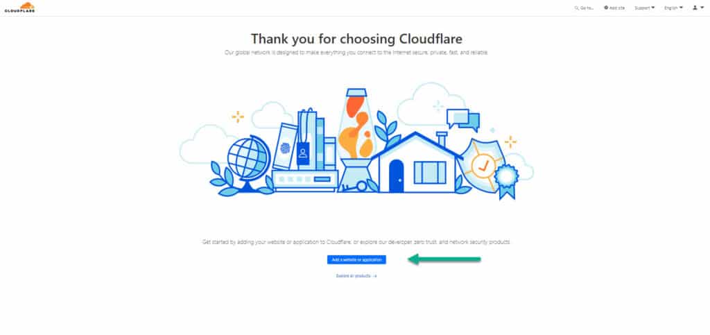 התקנת cloudflare שלב 5